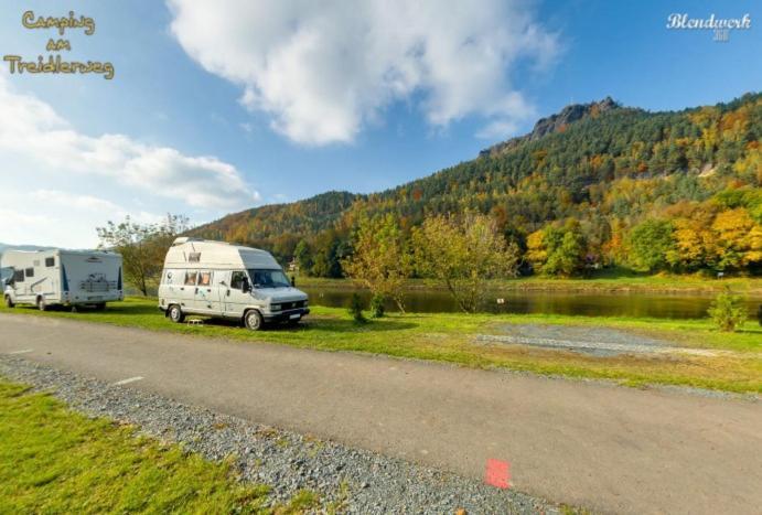 Campingplatz Am Treidlerweg Königstein an der Elbe Zewnętrze zdjęcie