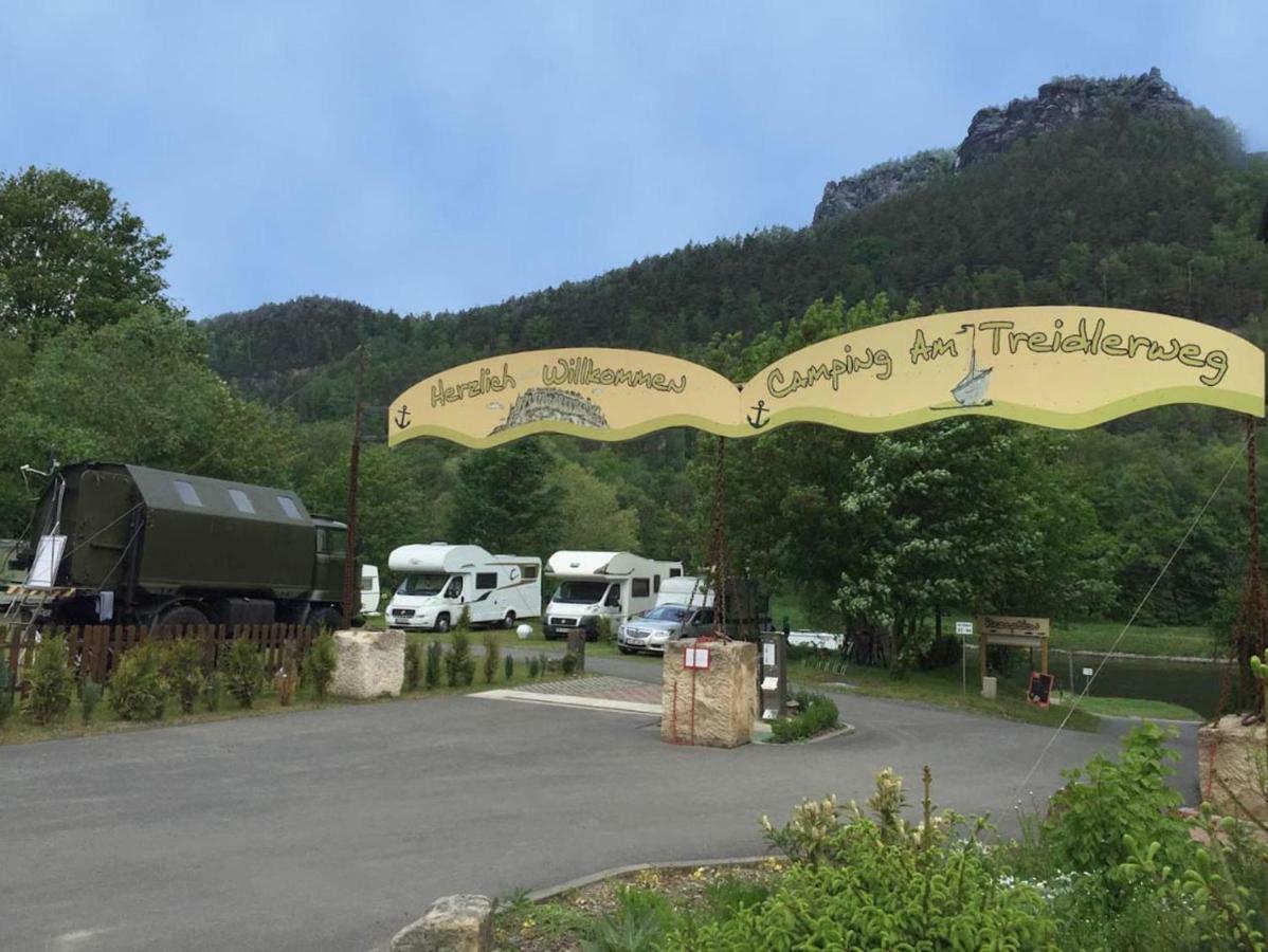 Campingplatz Am Treidlerweg Königstein an der Elbe Zewnętrze zdjęcie