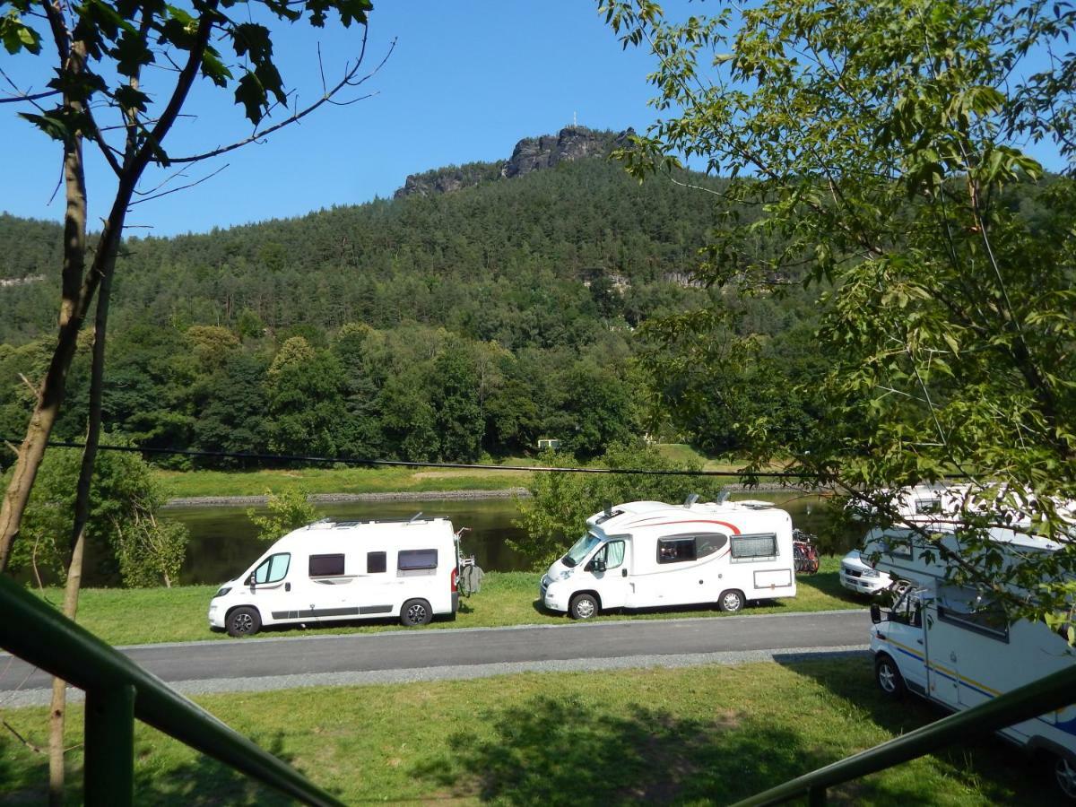 Campingplatz Am Treidlerweg Königstein an der Elbe Zewnętrze zdjęcie